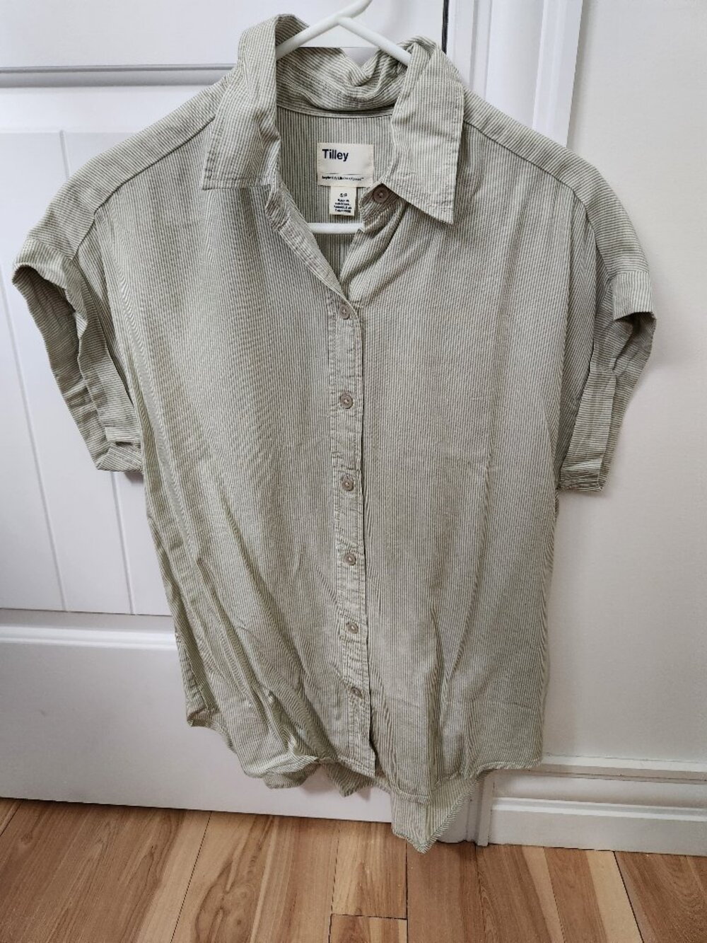 Tilley Striped Short Sleeve Blouse